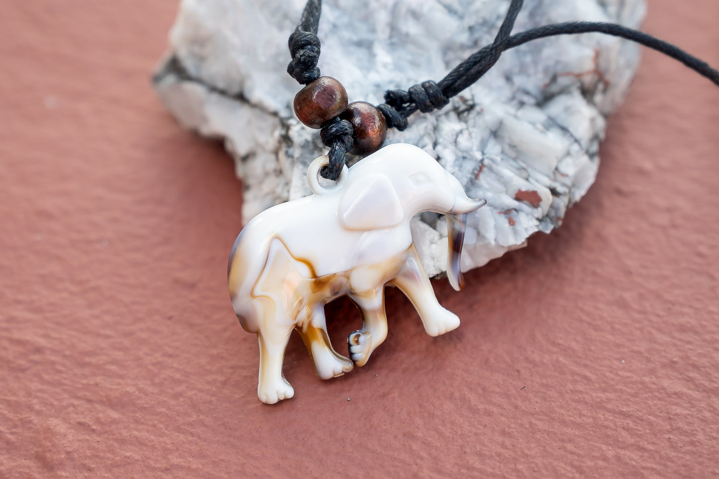 Elephant Resin Necklace