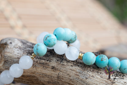 White Jade & Turquoise- Peace & Communication