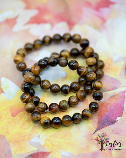 Yellow Tiger Eye Bracelet - Grounding & Protection