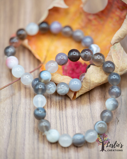 Persia Agate Bracelet - Grounding, Peace & Emotional Healing