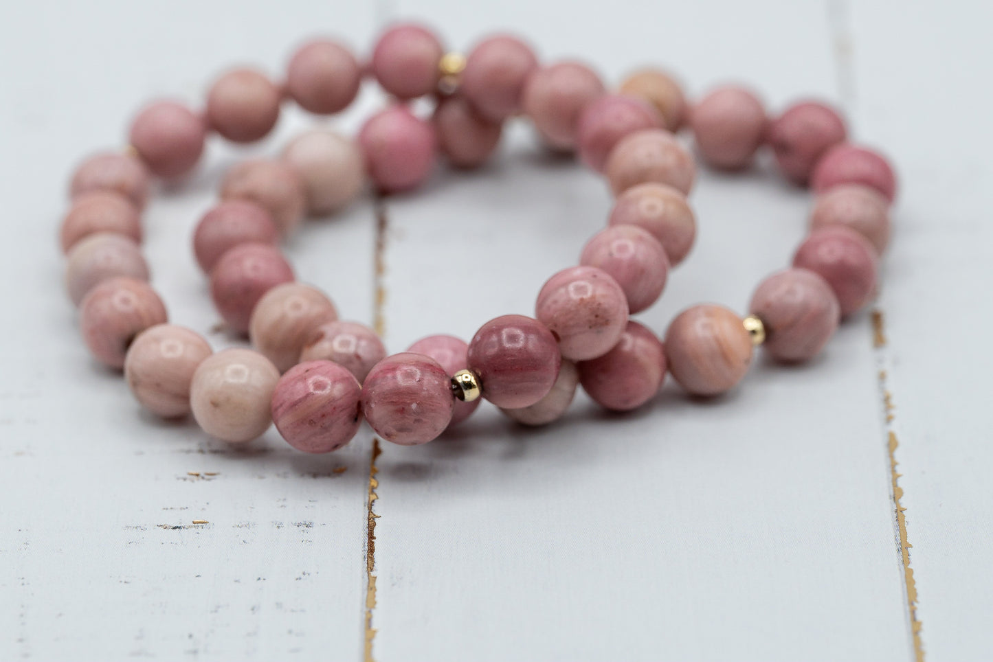 Rhodochrosite Bracelet  - Healing, Self Love & Forgiveness