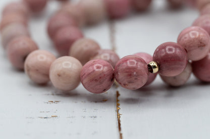 Rhodochrosite Bracelet  - Healing, Self Love & Forgiveness