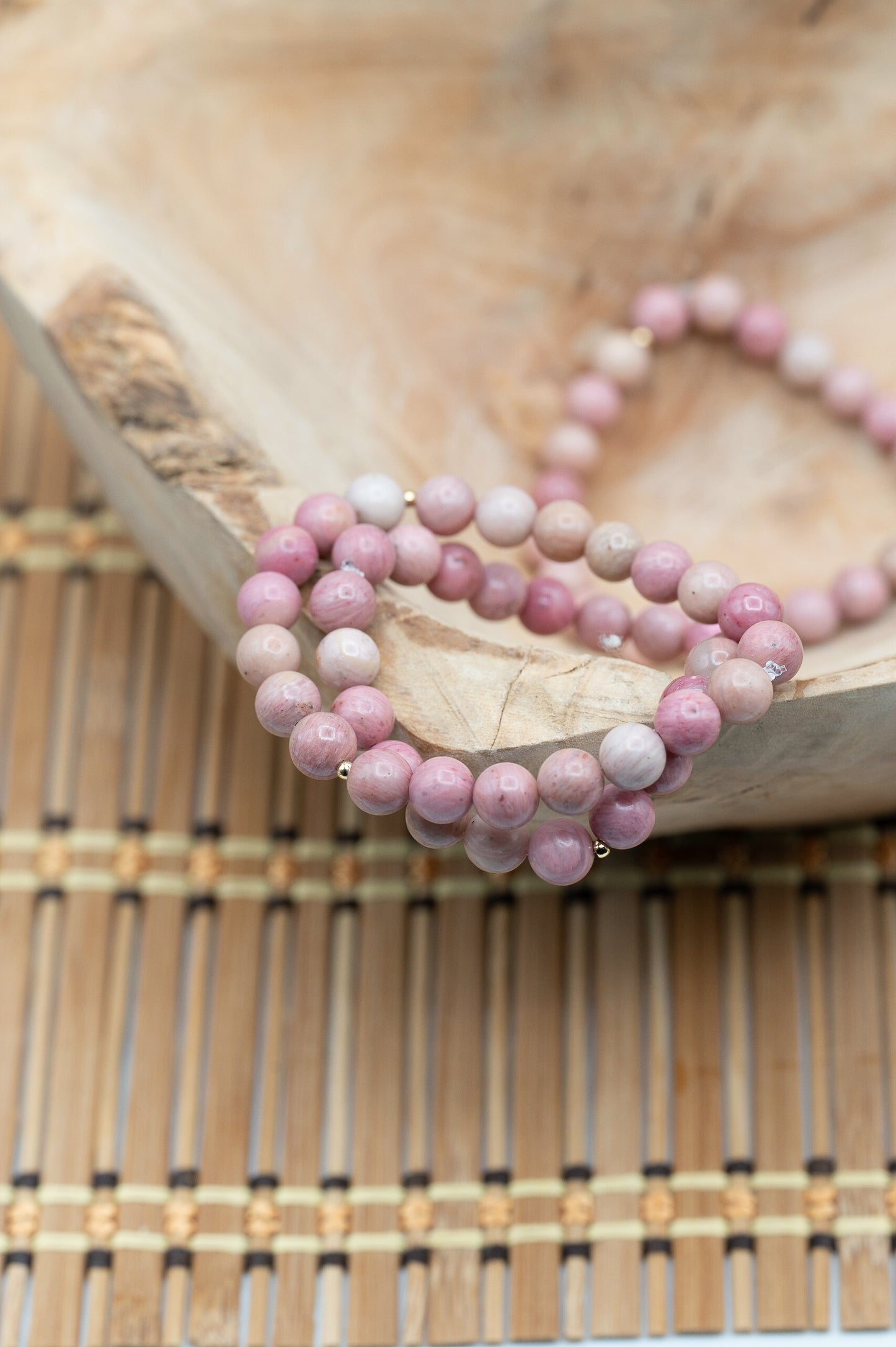 Rhodochrosite Bracelet  - Healing, Self Love & Forgiveness