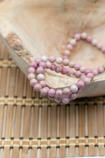 Rhodochrosite Bracelet  - Healing, Self Love & Forgiveness